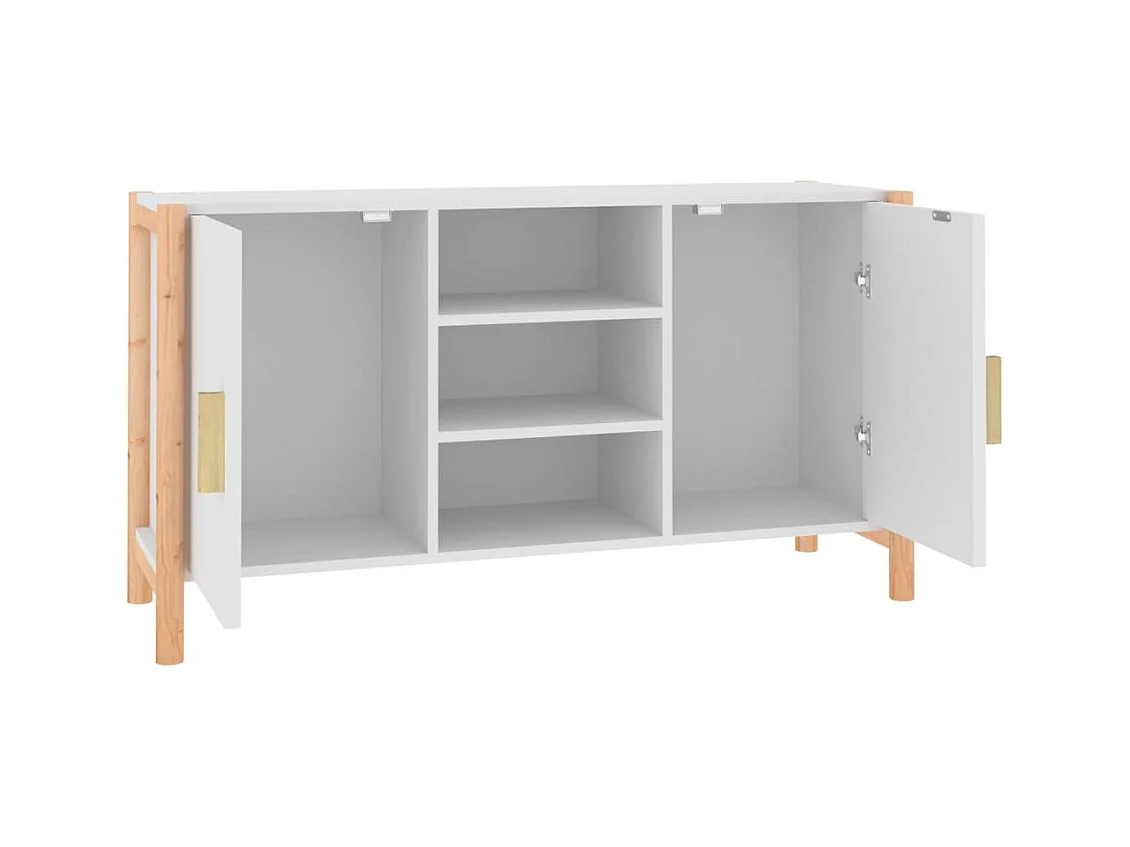 bahut commode armoire bois blanche 107 x 38 x 60 cm 02_0030194