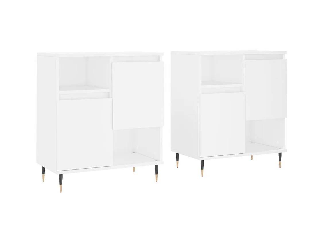 bahut commode armoire bois blanche 120 x 35 x 70 cm 02_0036689