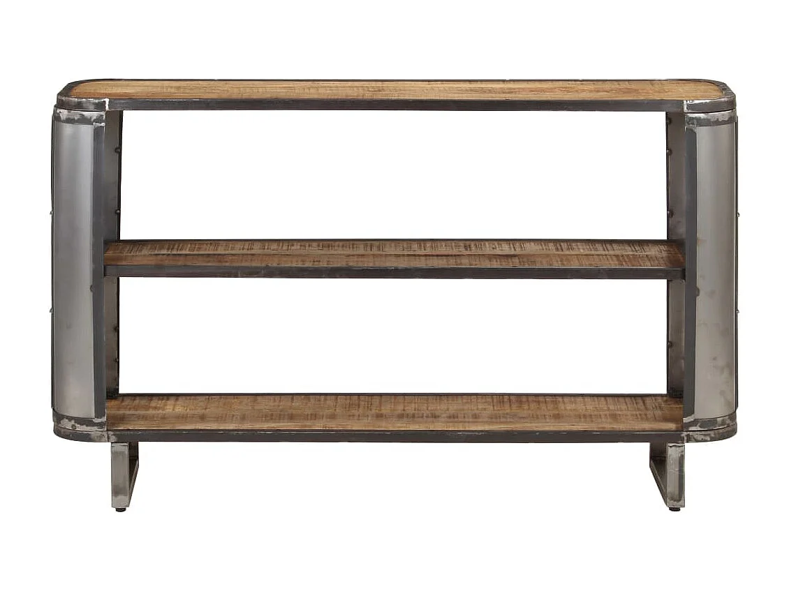 Credenza cassettiera cassettiera mobile contenitore organizer cucina soggiorno soggiorno 120 x 30 x 73 cm legno massello di mango marrone 02_0029536