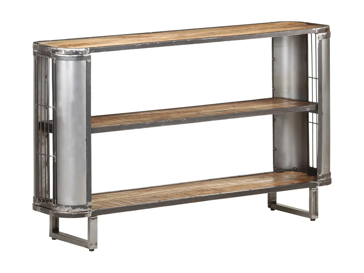 Credenza cassettiera cassettiera mobile contenitore organizer cucina soggiorno soggiorno 120 x 30 x 73 cm legno massello di mango marrone 02_0029536