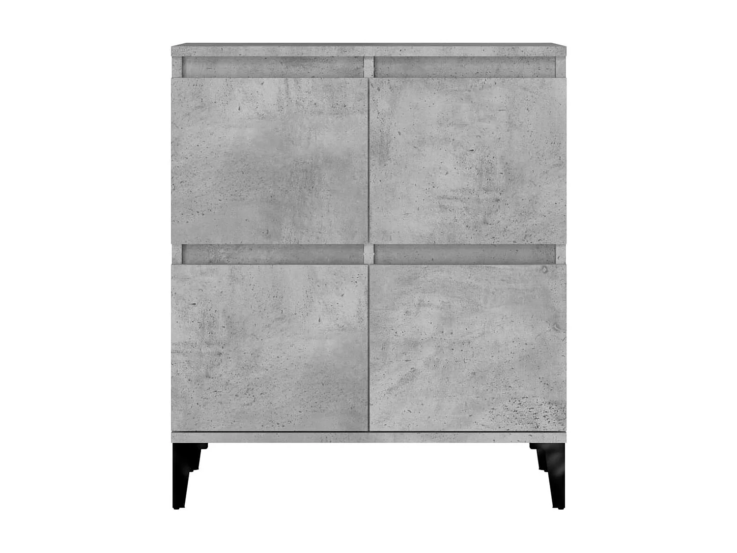 Buffet aparador cômoda armário unidade de armazenamento organizador cozinha sala salas conjunto de 2 60 x 35 x 70 cm madeira trabalhada cinza 02_0036864