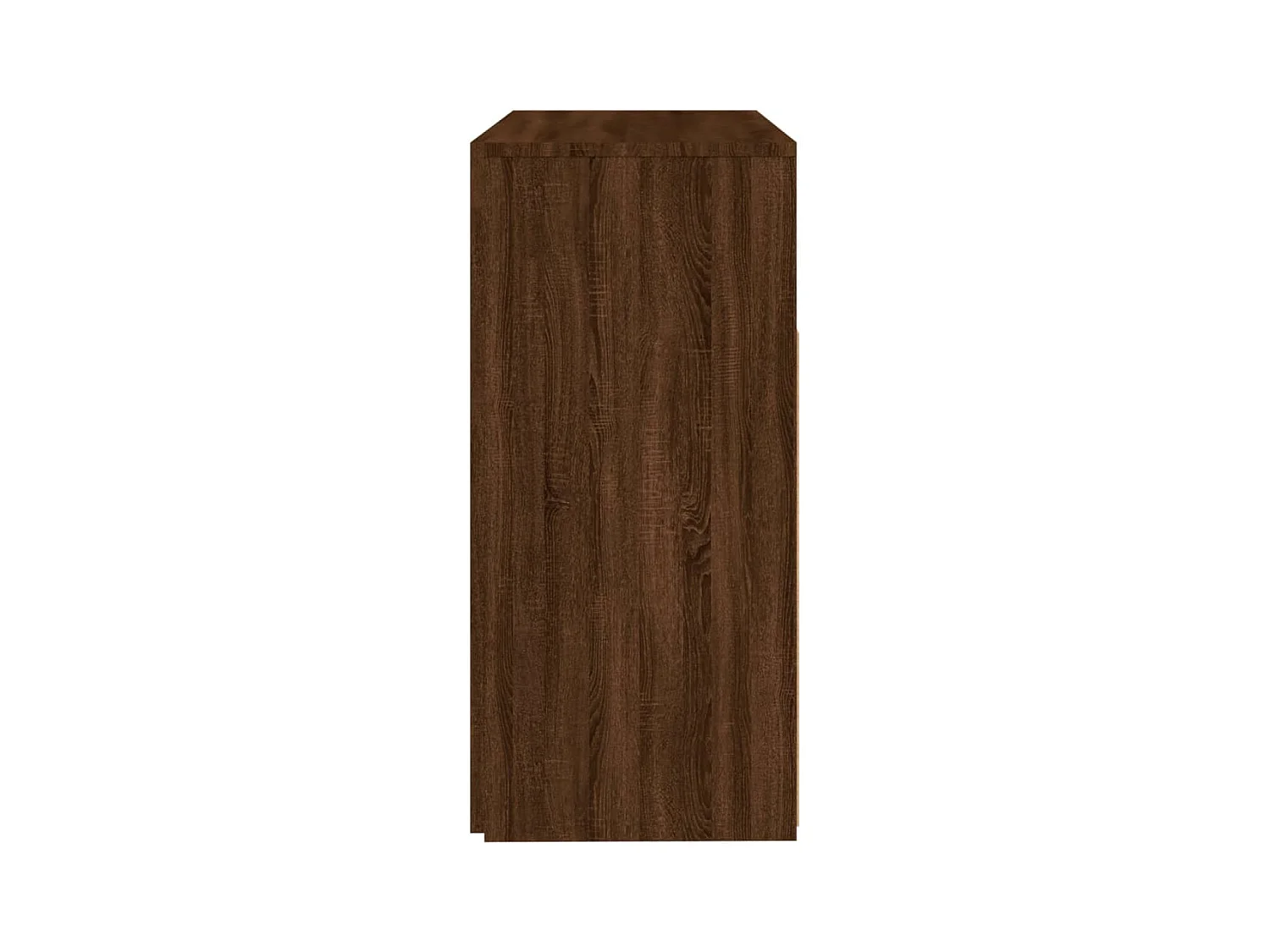 Aparador buffet cômoda armário organizador cozinha sala sala com luzes LED 80 x 35 x 75 cm marrom 02_0029930