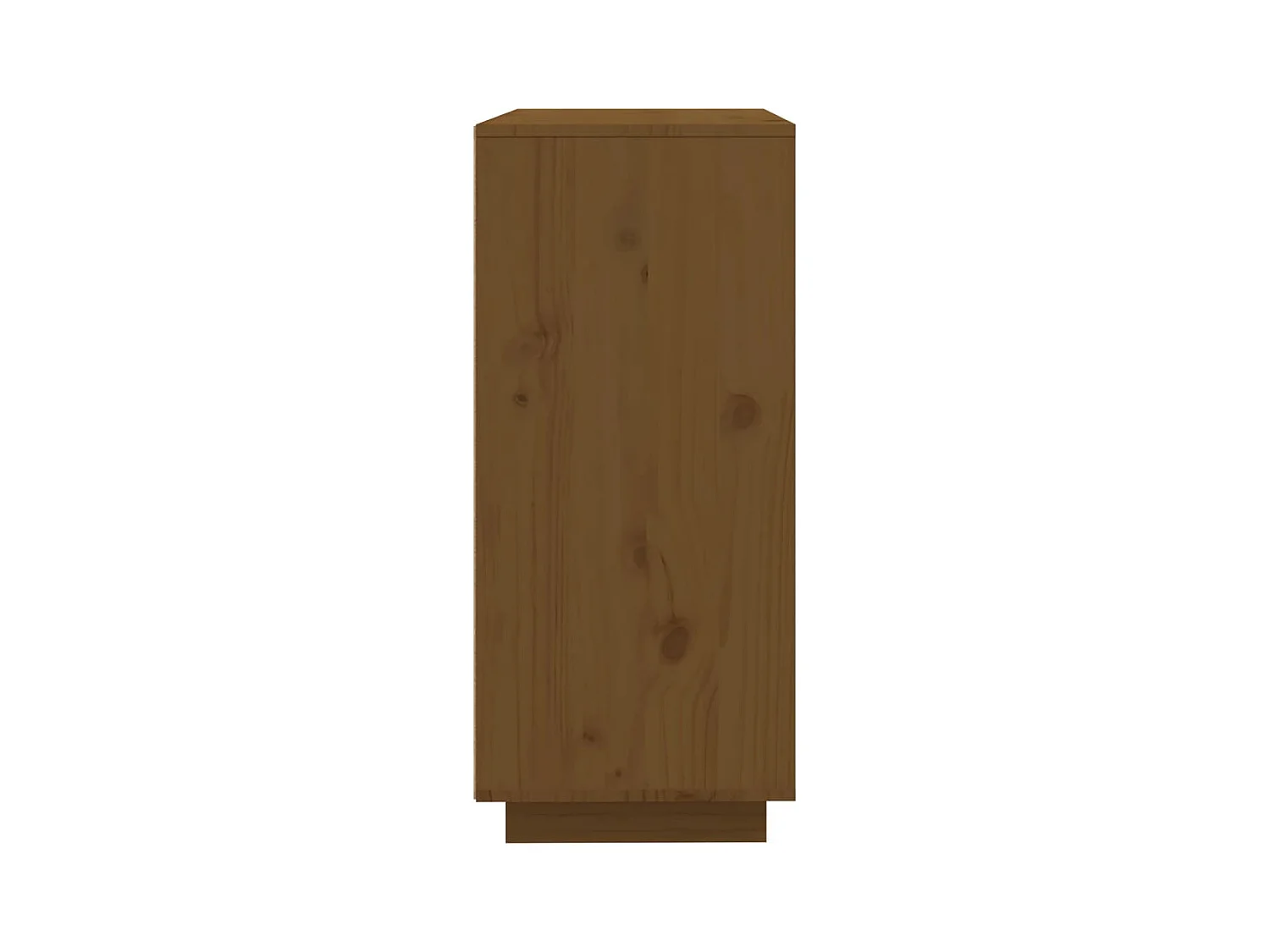 Aparador buffet cómoda armario mueble organizador cocina salón salón 60 x 35 x 80 cm madera maciza de pino marrón 02_0035755