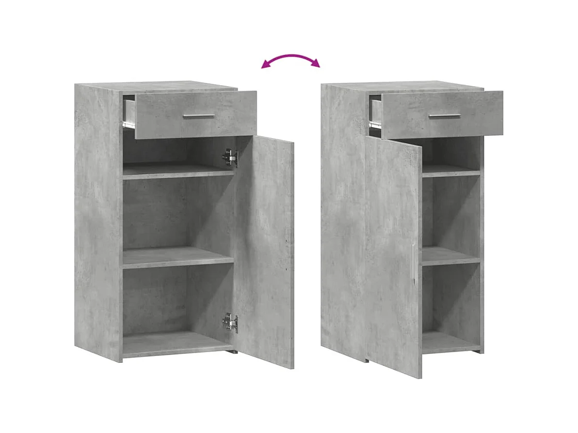 bahut commode armoire bois marron 45 x 42.5 x 93 cm 02_0031942