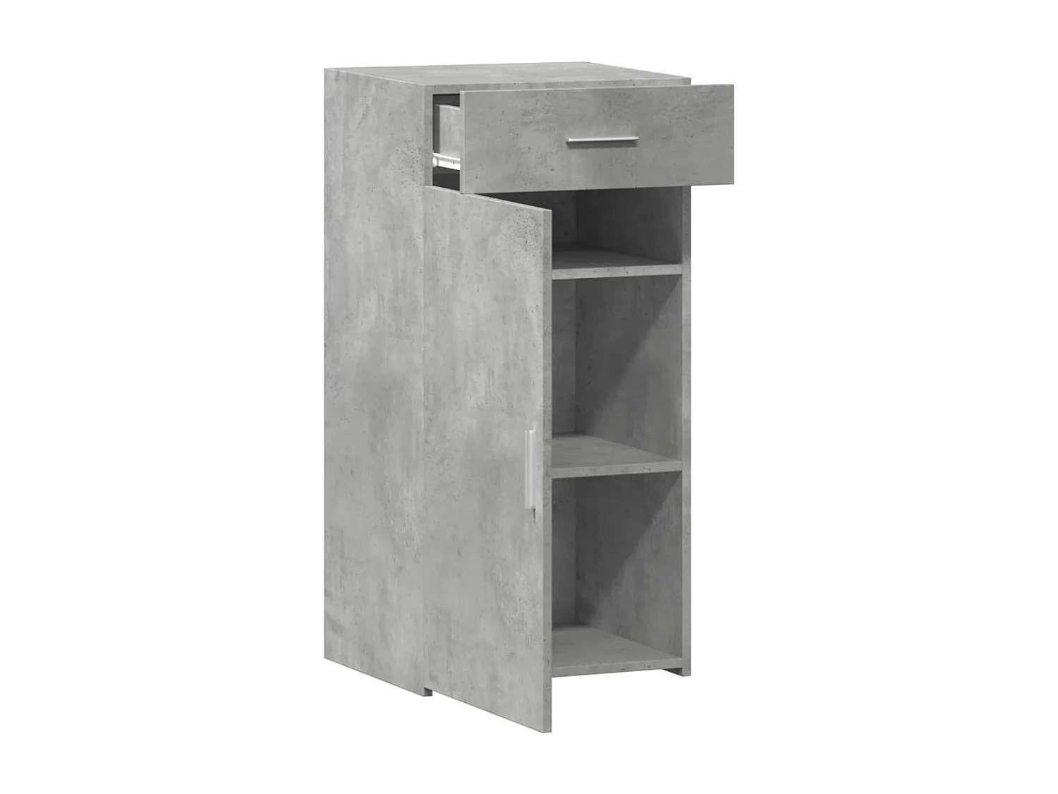 Aparador cómoda cómoda mueble mueble de almacenaje organizador cocina salón salón 45 x 42,5 x 93 cm madera contrachapada gris 02_0031942