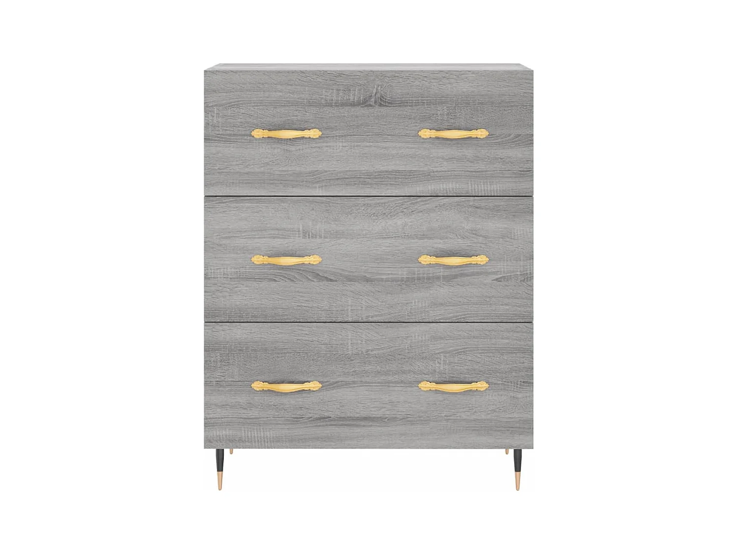 Aparador cómoda cómoda armario mueble organizador cocina salón salón Sonoma 69,5 x 34 x 90 cm madera contrachapada gris 02_0036478