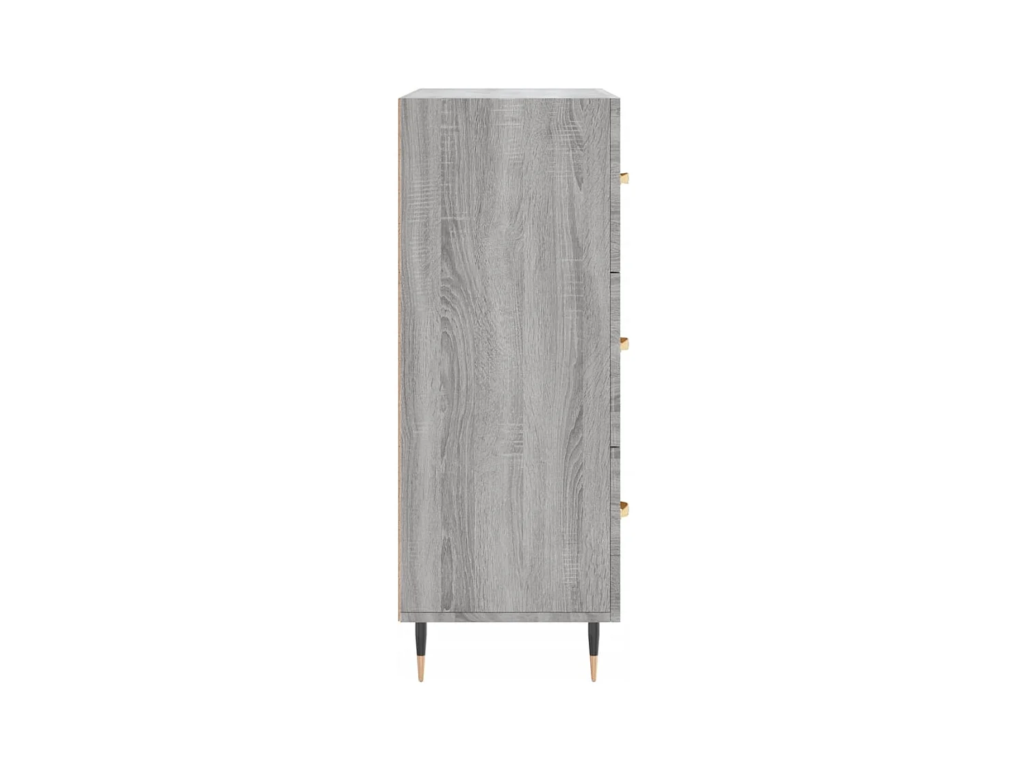 Aparador cómoda cómoda armario mueble organizador cocina salón salón Sonoma 69,5 x 34 x 90 cm madera contrachapada gris 02_0036478