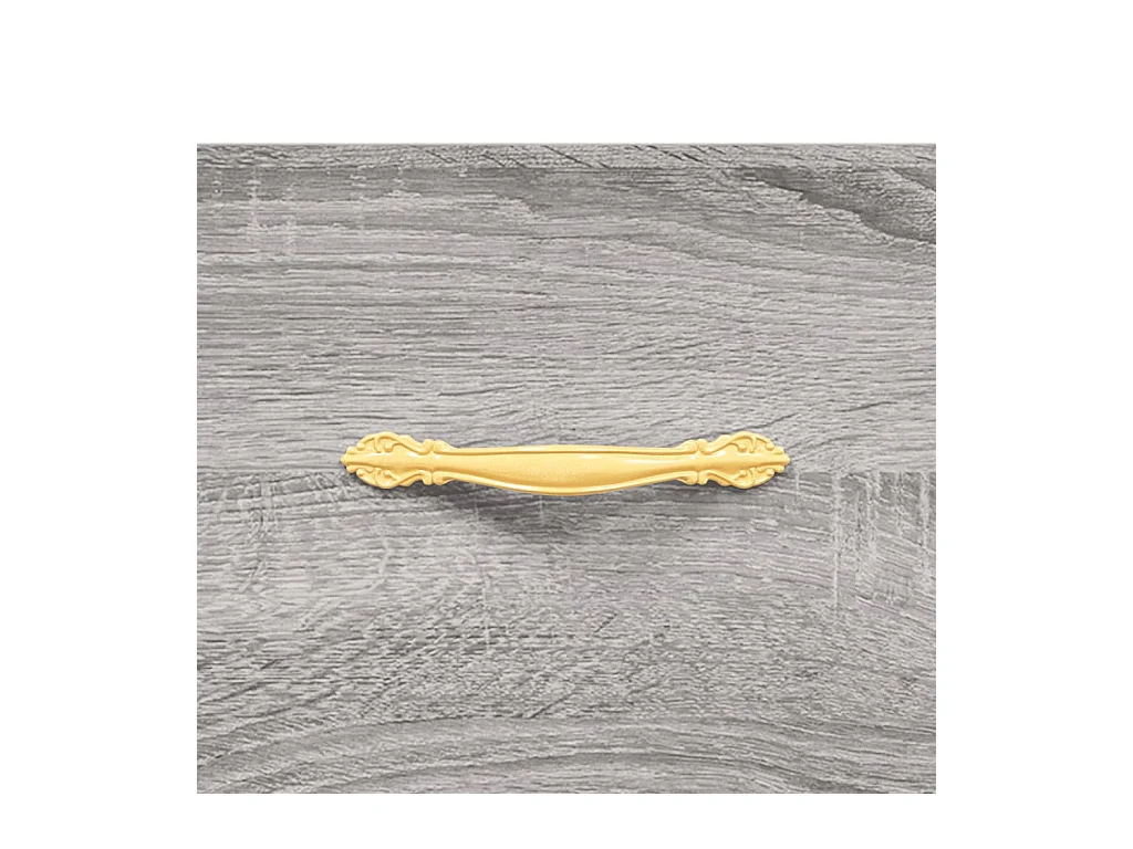 Aparador cómoda cómoda armario mueble organizador cocina salón salón Sonoma 69,5 x 34 x 90 cm madera contrachapada gris 02_0036478