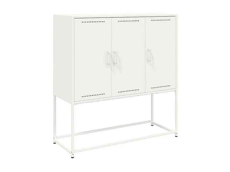 bahut commode armoire blanche 100.5 x 39 x 107 cm 02_0032251