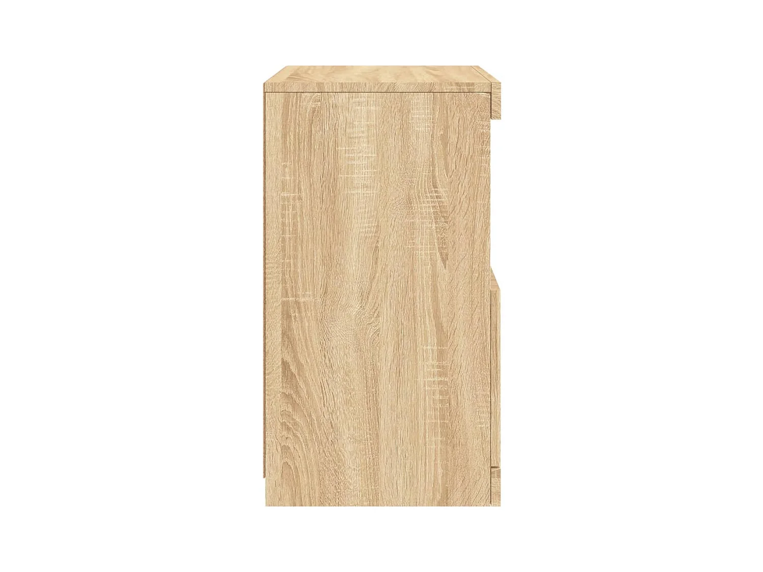 Aparador cômoda armário armário organizador cozinha sala sala com luzes LED sonoma 41 x 37 x 67 cm marrom 02_0029961