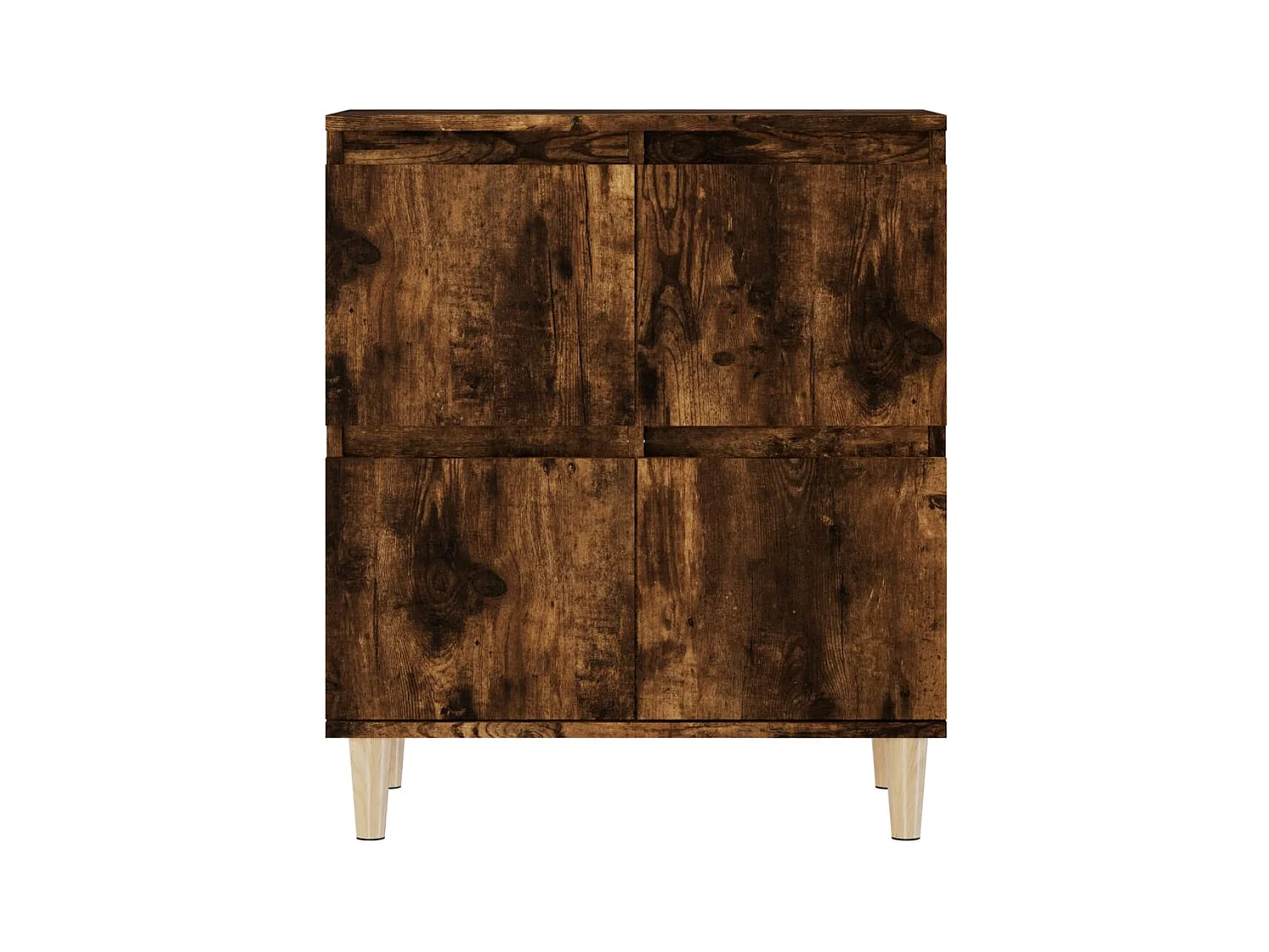 Credenza buffet cassettiera mobile contenitore organizer cucina soggiorno soggiorni set da 2 60 x 35 x 70 cm derivati ​​del legno marrone 02_0036744