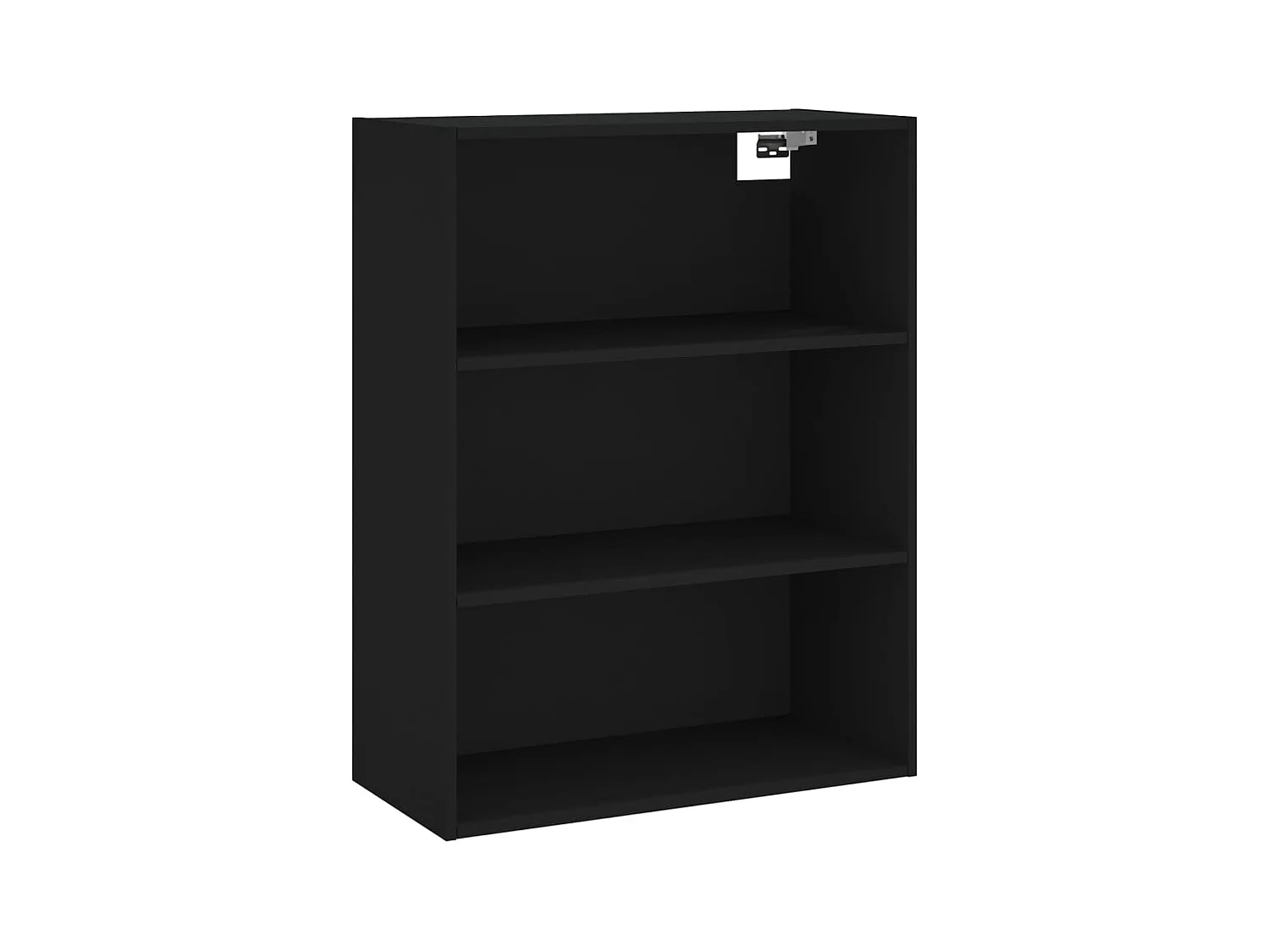 Aparador buffet cómoda mueble mueble de almacenaje organizador cocina salón salón 69,5 x 32,5 x 180 cm madera contrachapada negra 02_0036028