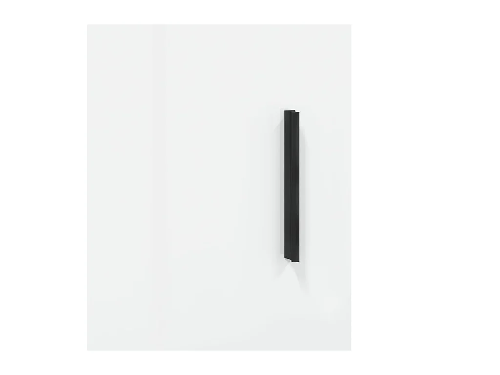 Aparador buffet cómoda mueble mueble de almacenaje organizador cocina salón brillante 69,5 x 34 x 90 cm madera contrachapada blanco 02_0030740