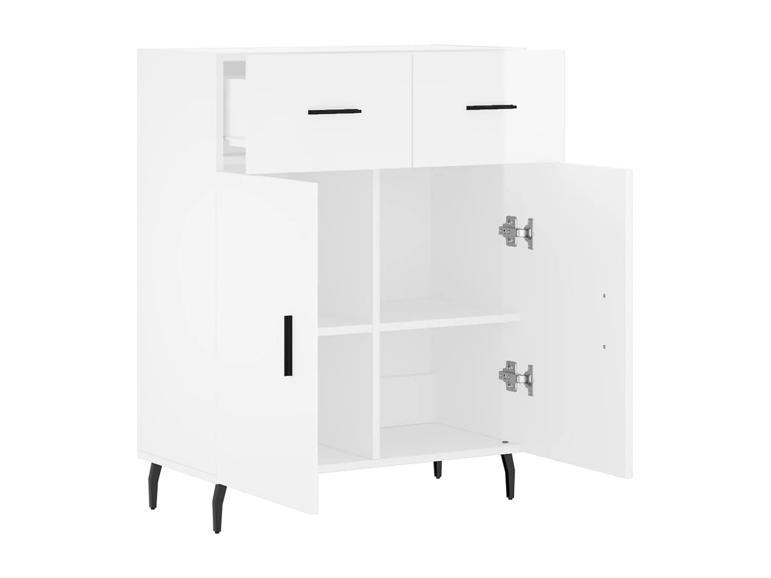 bahut commode armoire bois blanche 69.5 x 34 x 90 cm 02_0030740