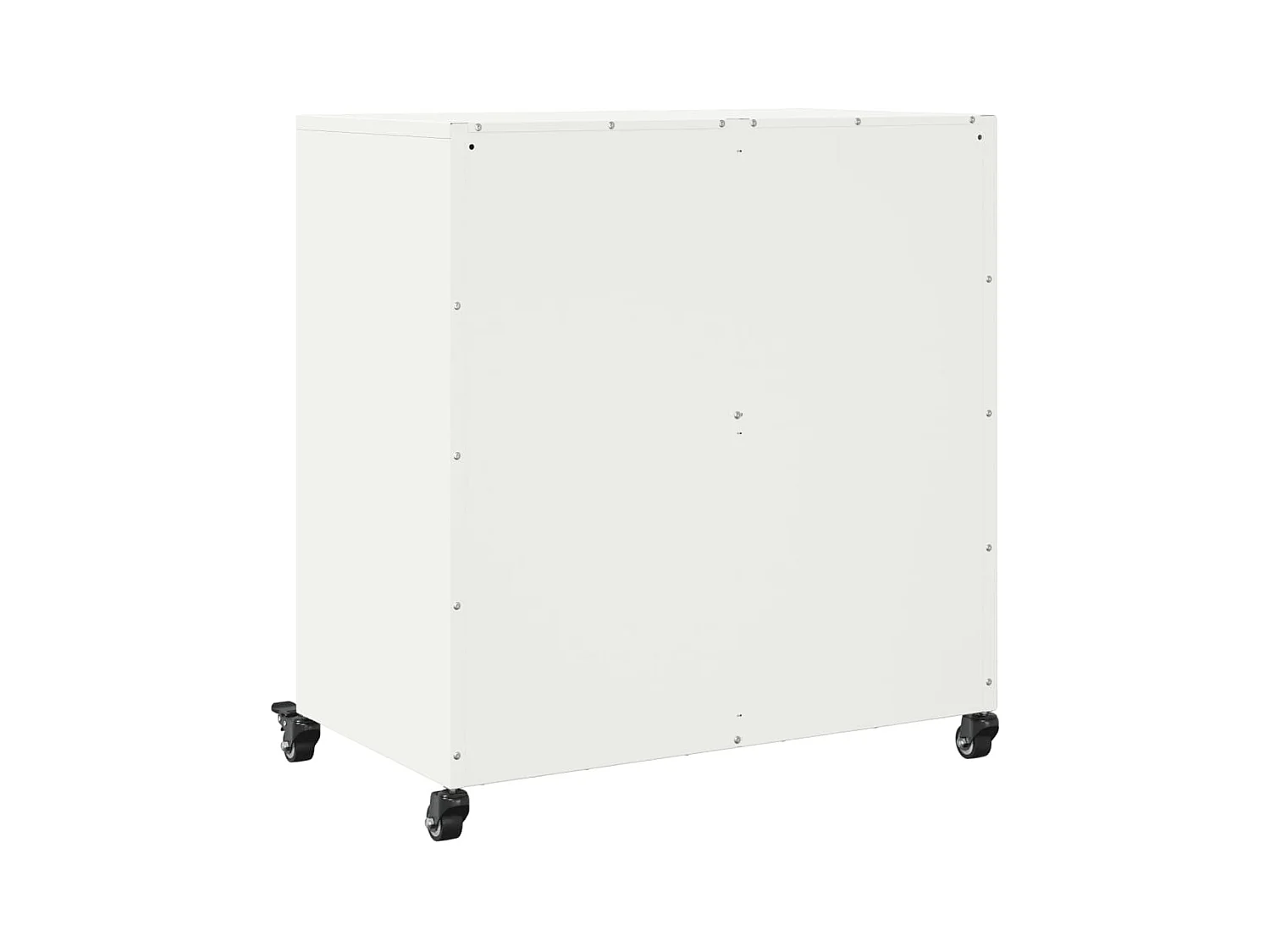 Aparador cómoda cómoda armario mueble organizador cocina salón salón 68 x 39 x 72 cm acero blanco 02_0030391