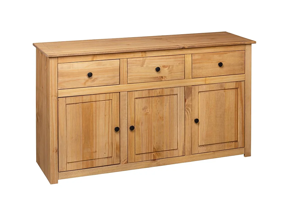 bahut commode armoire marron 135 x 40 x 80 cm 02_0029547