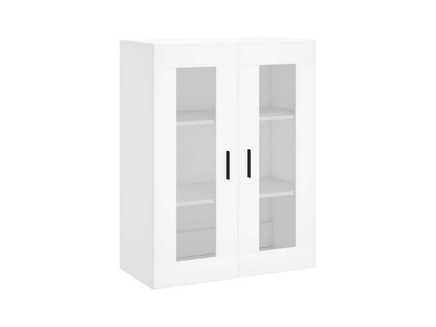 Aparador buffet cómoda armario mueble organizador cocina salón salón alto 69,5 x 34 x 180 cm madera contrachapada blanco 02_0032570