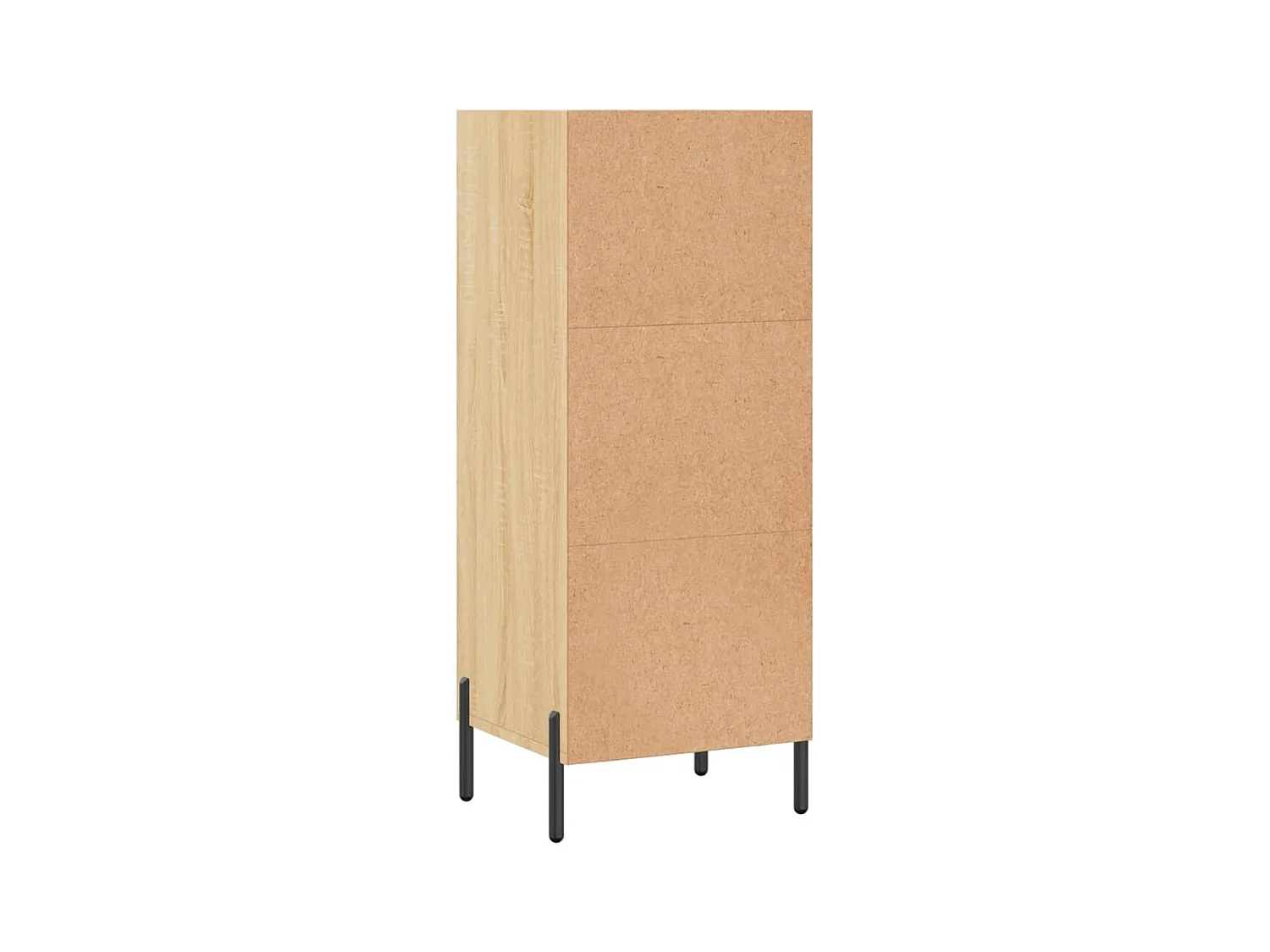 Aparador aparador cómoda armario mueble organizador cocina salón salón Sonoma 34,5 x 32,5 x 90 cm madera contrachapada marrón 02_0031507
