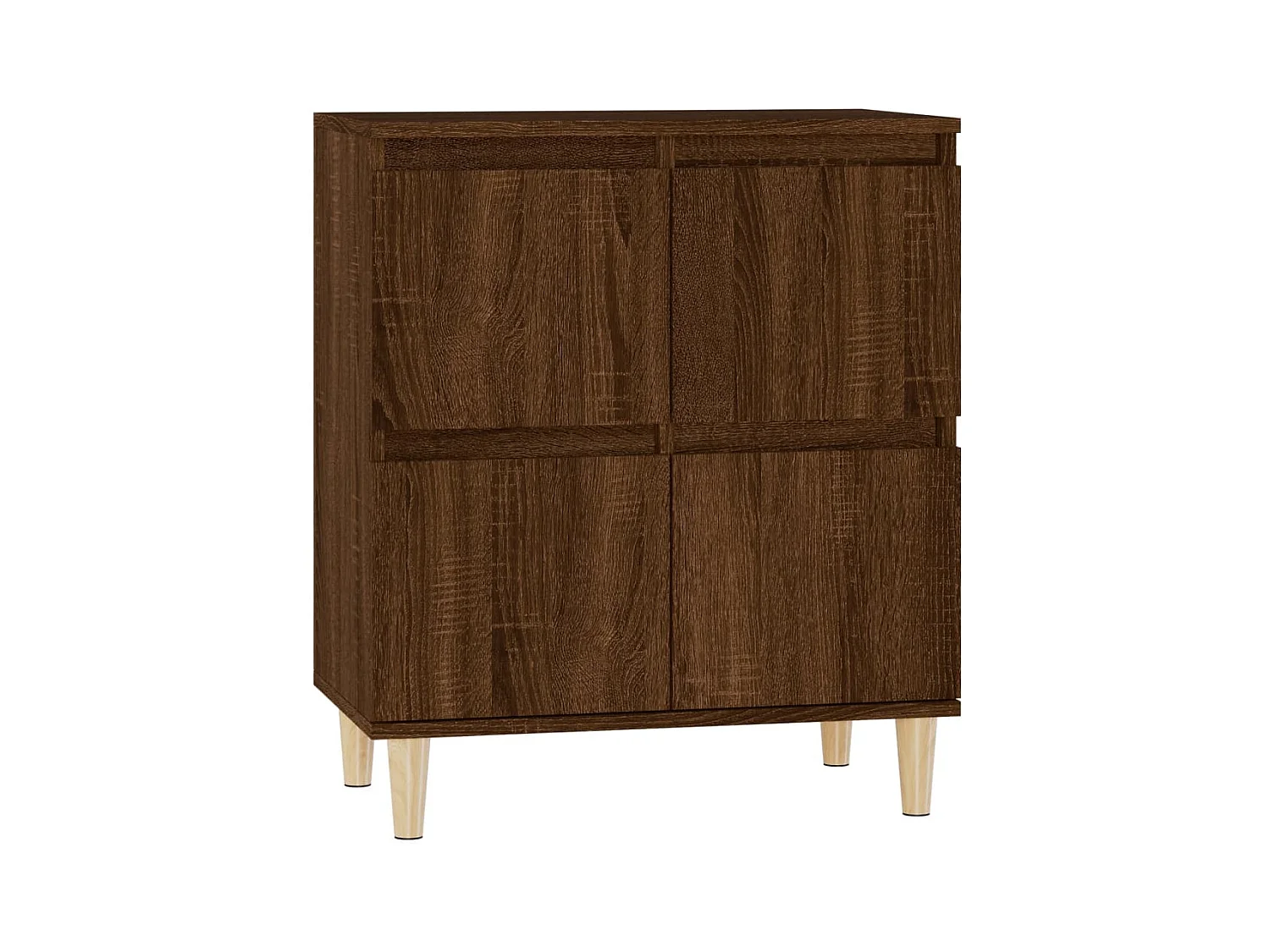 Credenza buffet cassettiera mobile contenitore organizer cucina soggiorno soggiorno 60 x 35 x 70 cm derivati ​​del legno marrone 02_0031289