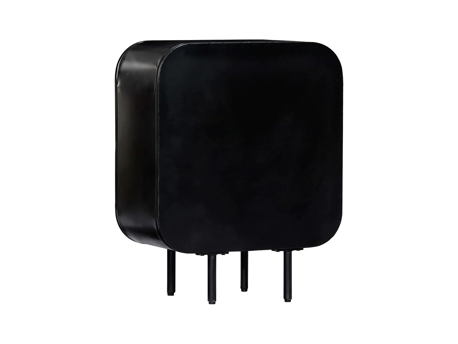 Aparador buffet cómoda mueble unidad de almacenamiento organizador cocina salón salón 60 x 30 x 75 cm madera maciza reciclada multicolor 02_0029602