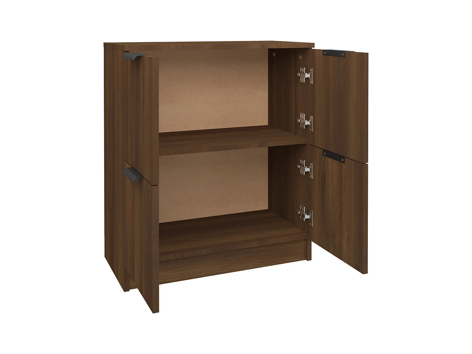 Credenza buffet cassettiera mobile contenitore organizer cucina soggiorno soggiorno 60 x 30 x 70 cm derivati ​​del legno marrone 02_0031275