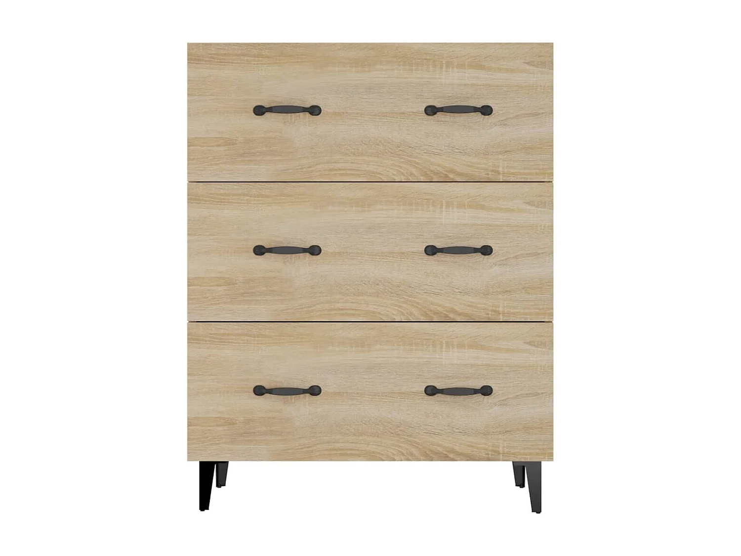 Credenza cassettiera cassettiera mobile contenitore organizer cucina soggiorno soggiorno Sonoma 69,5 x 34 x 90 cm derivati ​​del legno marrone 02_0031641