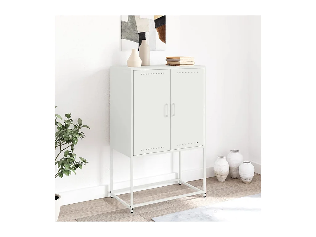bahut commode armoire blanche 68.5 x 38.5 x 107 cm 02_0032481