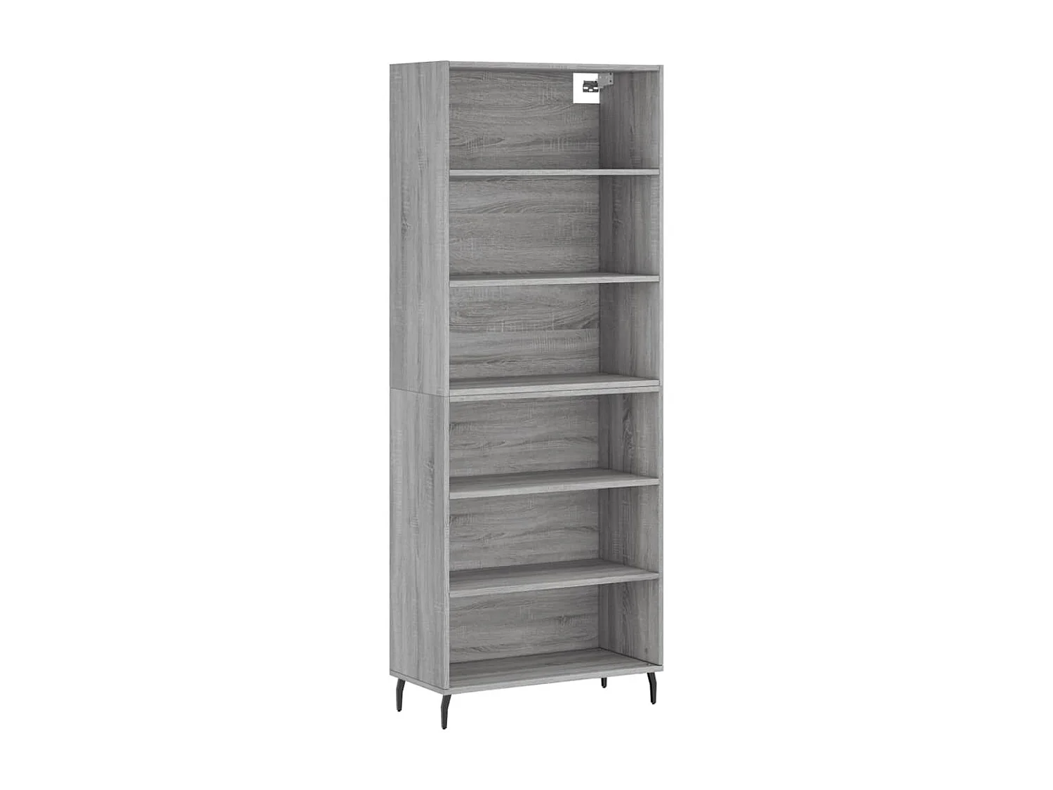 Aparador cómoda cómoda armario mueble organizador cocina salón salón Sonoma 69,5 x 32,5 x 180 cm madera contrachapada gris 02_0036420