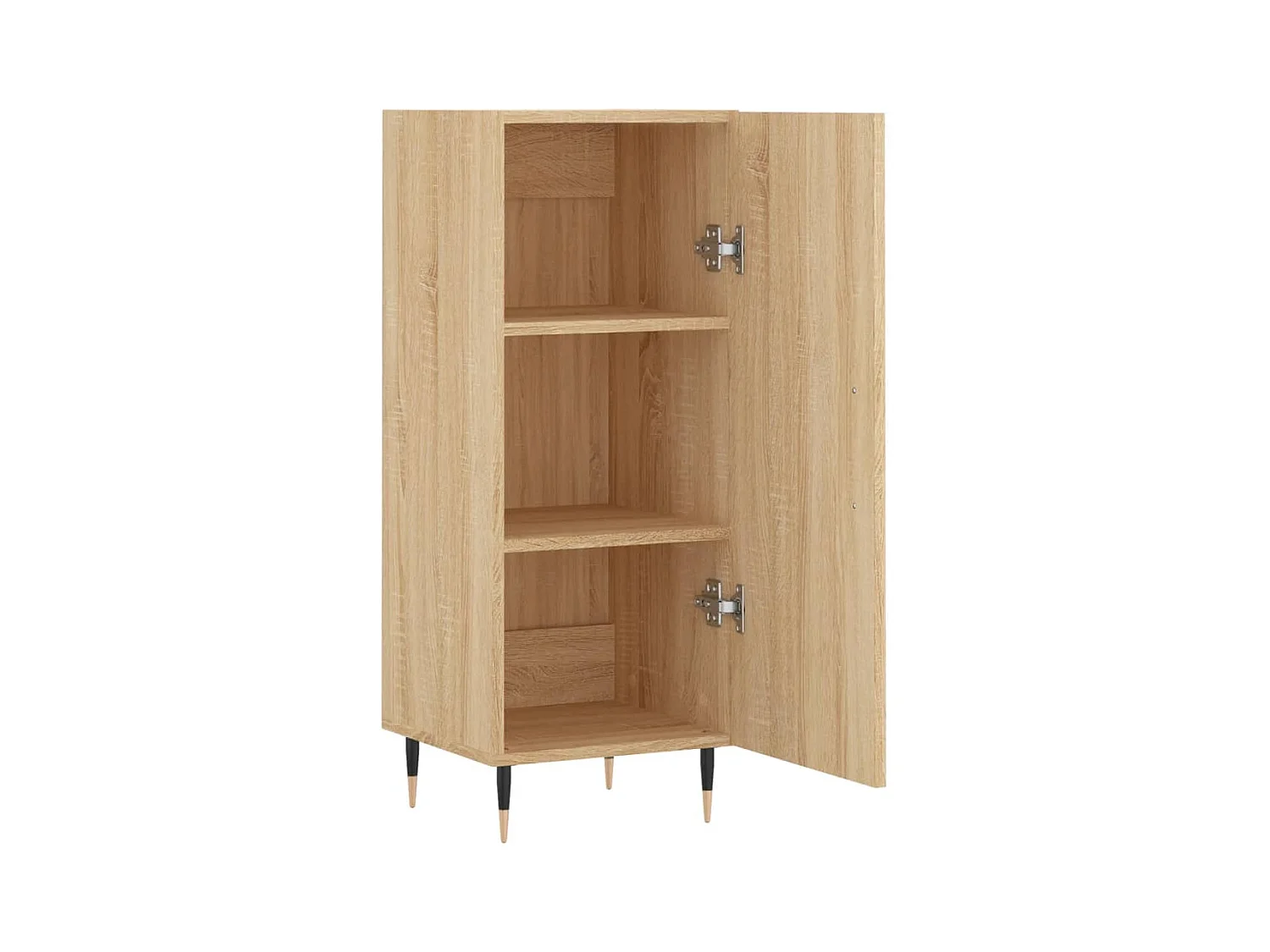 Aparador aparador cômoda armário organizador cozinha sala sala Sonoma 34,5 x 34 x 90 cm madeira trabalhada marrom 02_0031546