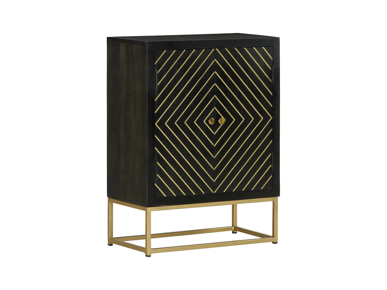 bahut commode armoire noire 2 x 30 x 75 cm 02_0029731