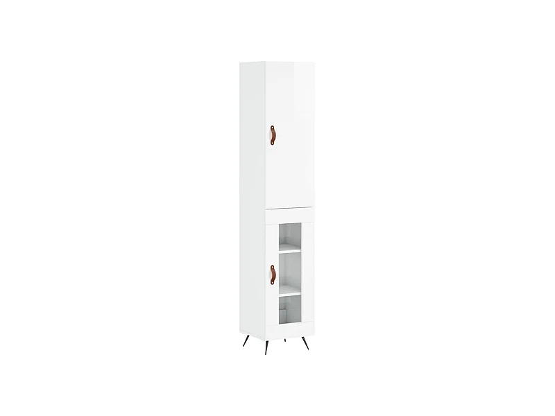 bahut commode armoire bois blanche 34.5 x 34 x 180 cm 02_0032859