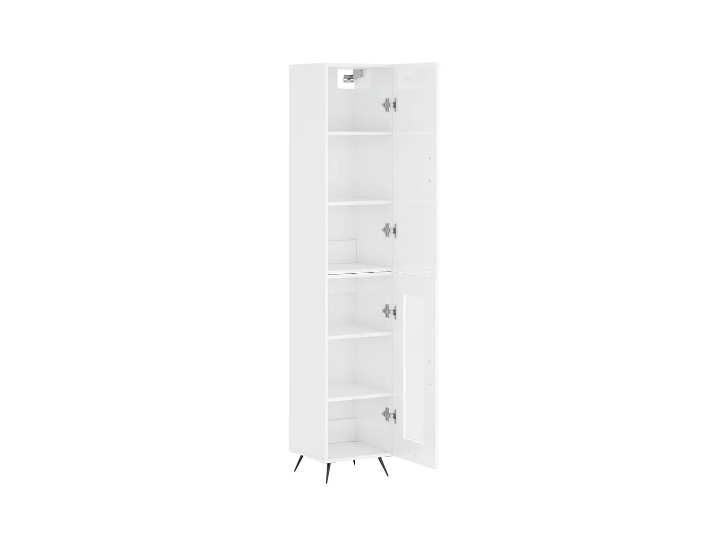 bahut commode armoire bois blanche 34.5 x 34 x 180 cm 02_0032859