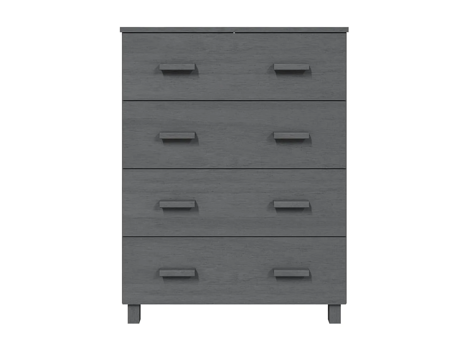 Aparador cômoda armário armário organizador cozinha sala escuro 79 x 40 x 103,5 cm madeira de pinho cinza maciço 02_0032166