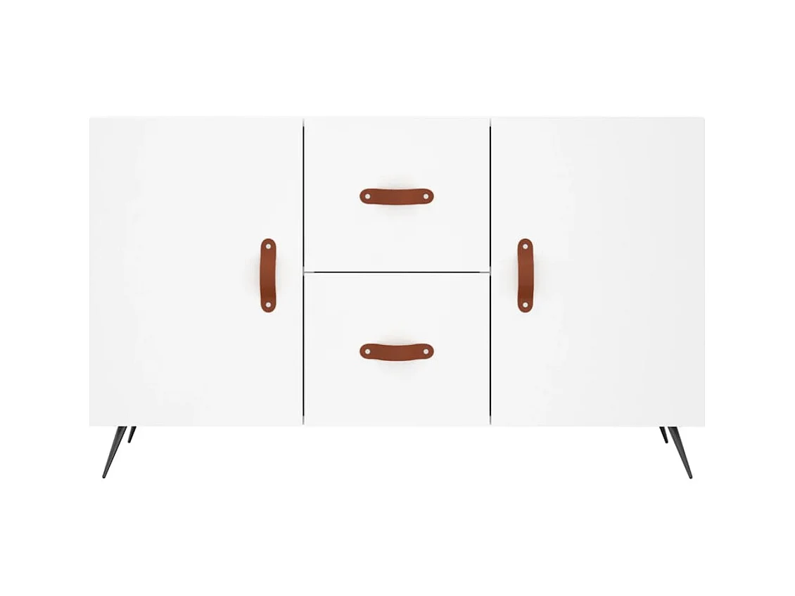 bahut commode armoire bois blanche 100 x 36 x 60 cm 02_0030162