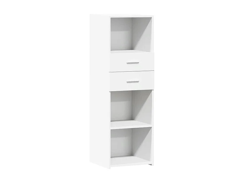 bahut commode armoire bois blanche 40 x 42.5 x 124 cm 02_0032449