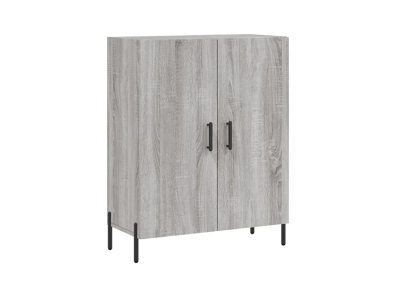 Aparador cômoda armário armário organizador cozinha sala sala Sonoma 69,5 x 34 x 90 cm madeira trabalhada cinza 02_0036497