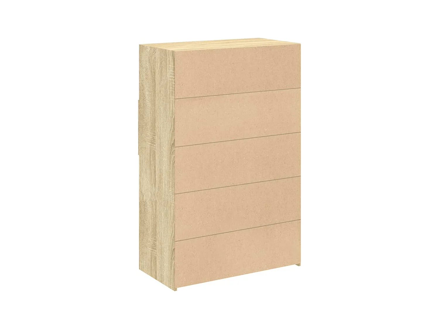 Aparador cómoda cómoda armario mueble organizador cocina salón salón alto Sonoma 80 x 42,5 x 124 cm madera contrachapada marrón 02_0034208