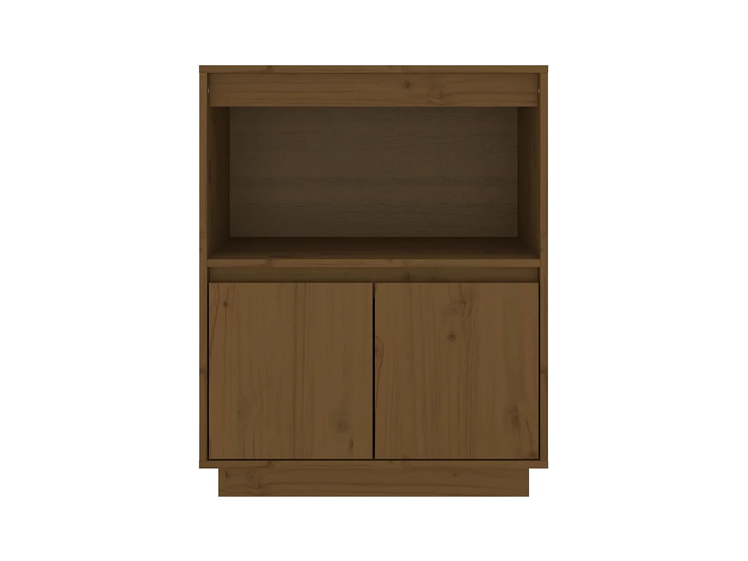 Buffet aparador cômoda armário unidade de armazenamento organizador cozinha sala sala 60 x 34 x 75 cm madeira maciça de pinho marrom 02_0035754