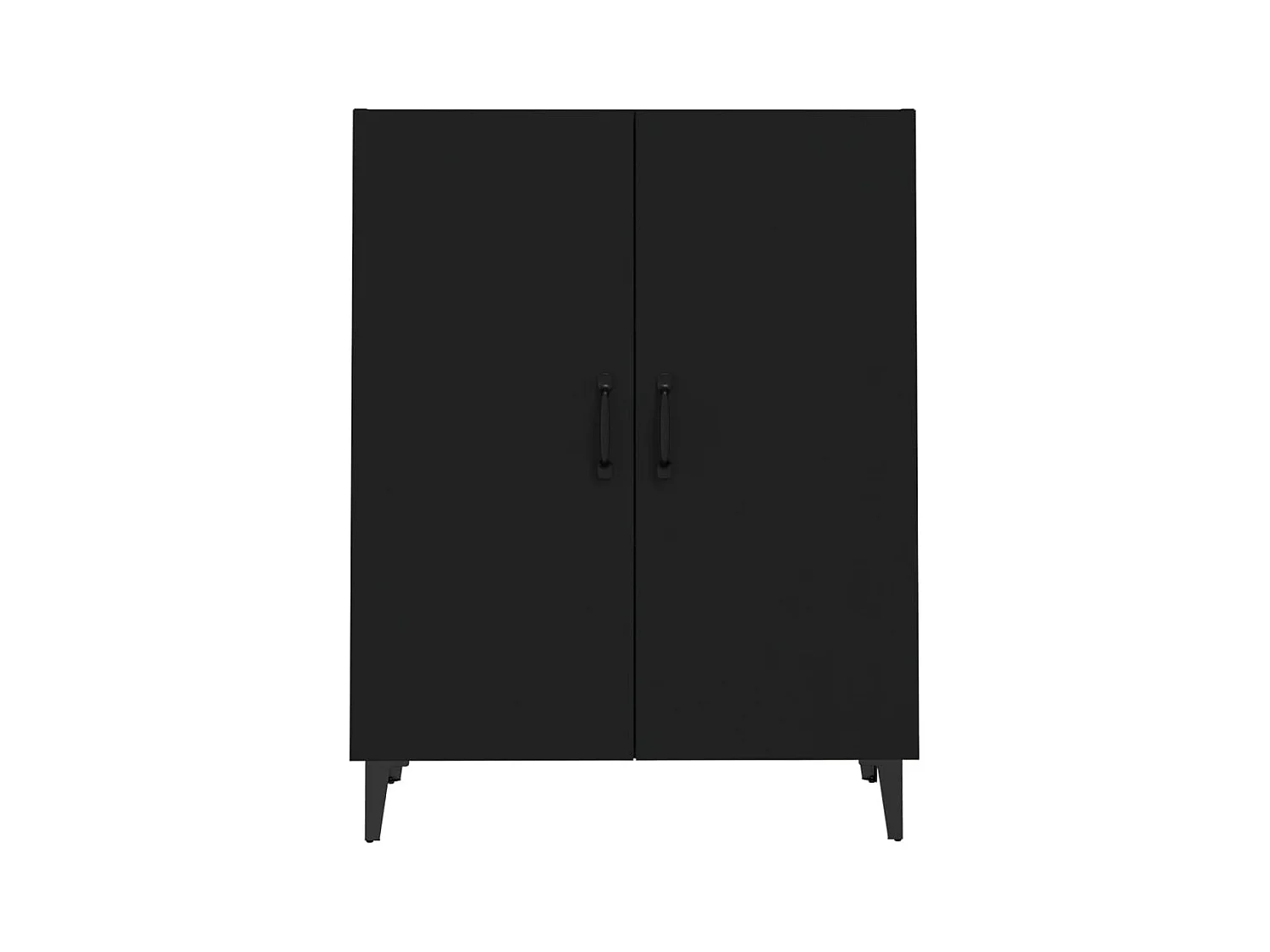 Credenza buffet cassettiera mobile contenitore organizer cucina soggiorno soggiorno 70 x 34 x 90 cm multistrato nero 02_0036099