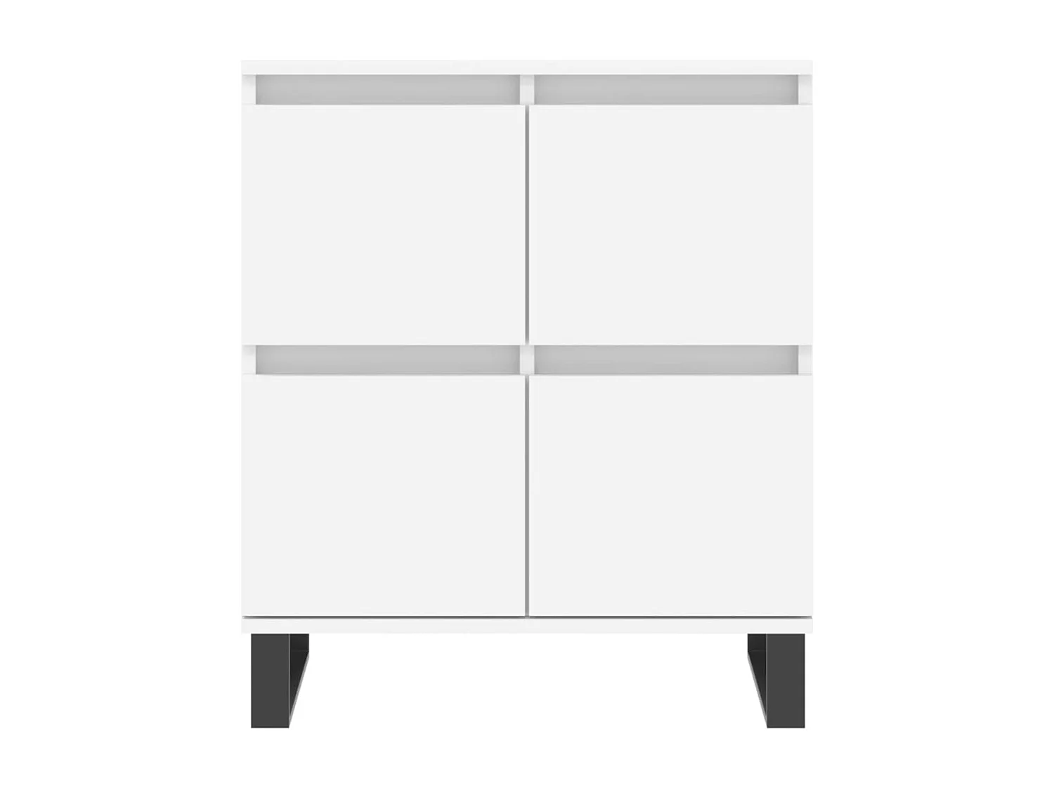 Credenza buffet cassettiera mobile contenitore organizer cucina soggiorno soggiorni 3 pz derivati ​​del legno bianco 02_0037001