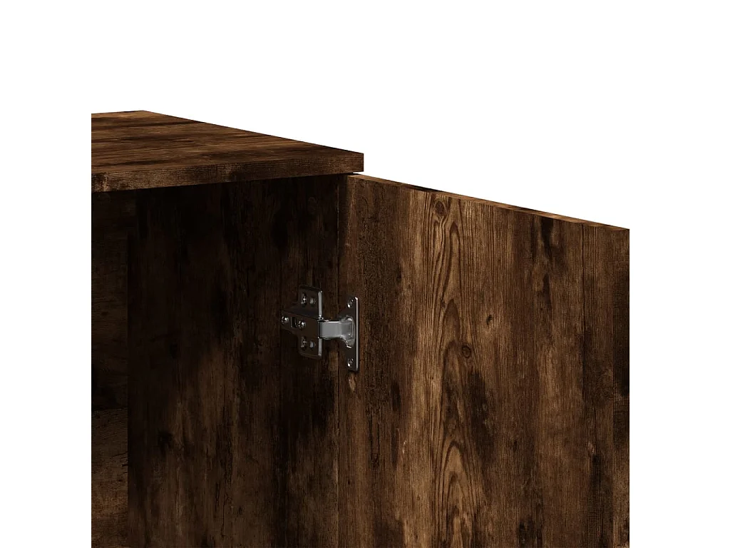 Credenza buffet cassettiera mobile contenitore organizer cucina soggiorno soggiorno 79 x 38 x 80 cm derivati ​​del legno marrone 02_0031102