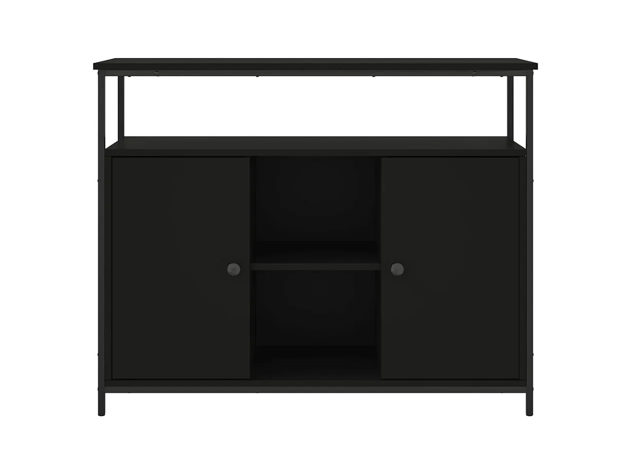 bahut commode armoire bois marron 100 x 35 x 80 cm 02_0035798