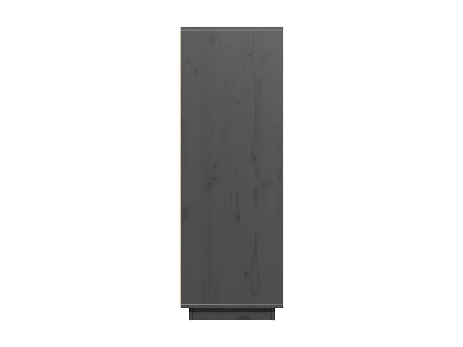 Aparador cómoda cómoda armario mueble organizador cocina salón salón alto 60 x 40 x 116,5 cm madera maciza de pino gris 02_0034227