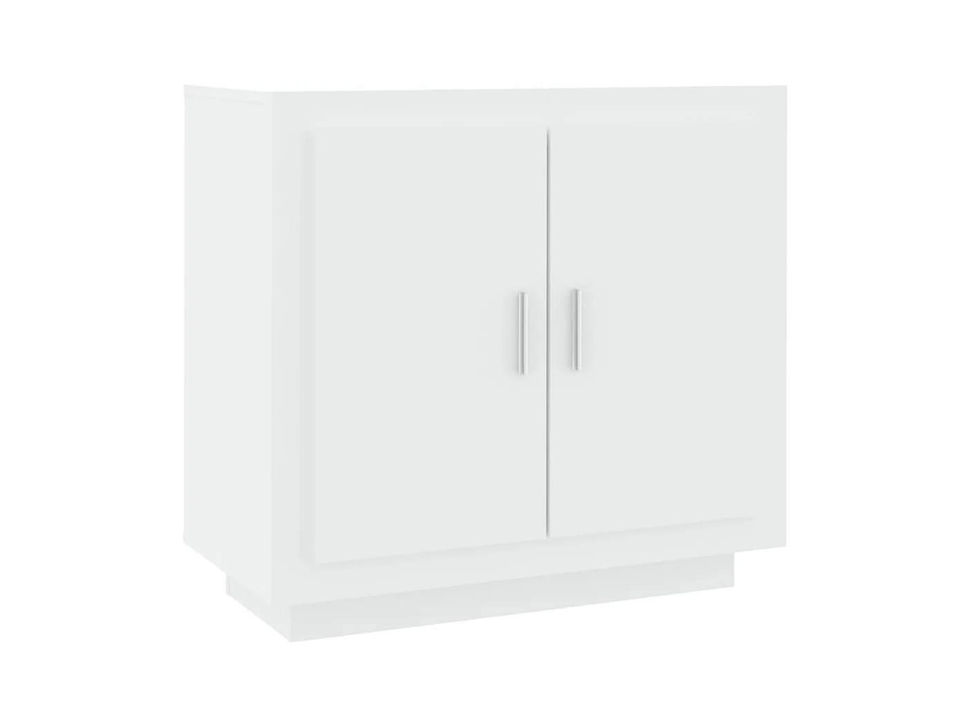 Credenza buffet cassettiera mobile contenitore organizer cucina soggiorno soggiorno 80 x 40 x 75 cm derivati ​​del legno bianco 02_0030517