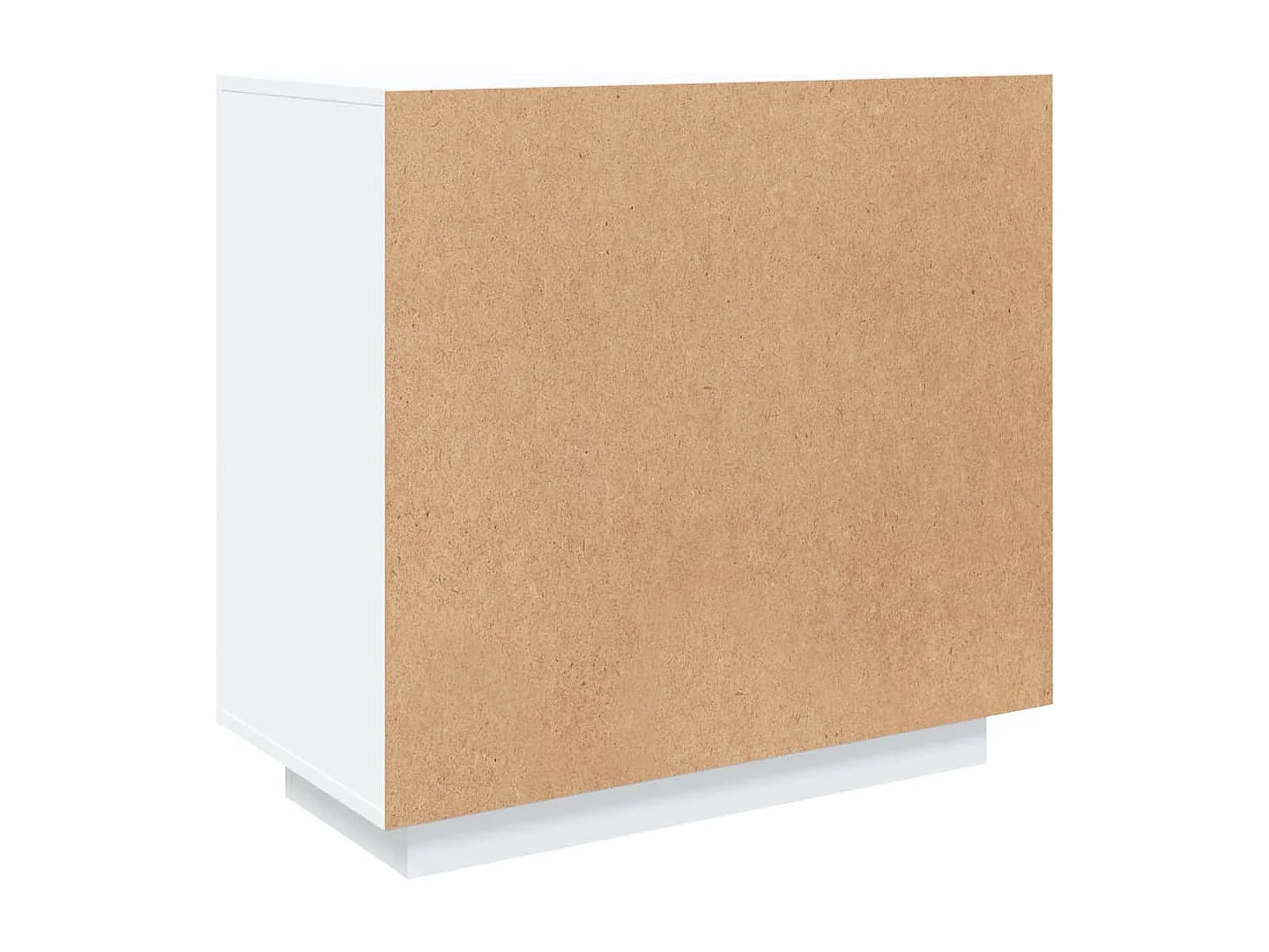 Aparador cómoda cómoda mueble mueble de almacenaje organizador cocina salón salón 80 x 40 x 75 cm madera contrachapada blanco 02_0030517