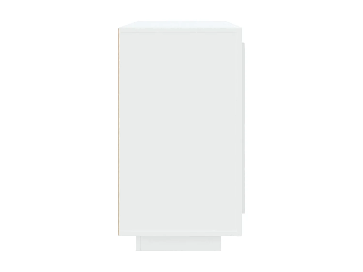 Aparador cómoda cómoda mueble mueble de almacenaje organizador cocina salón salón 80 x 40 x 75 cm madera contrachapada blanco 02_0030517