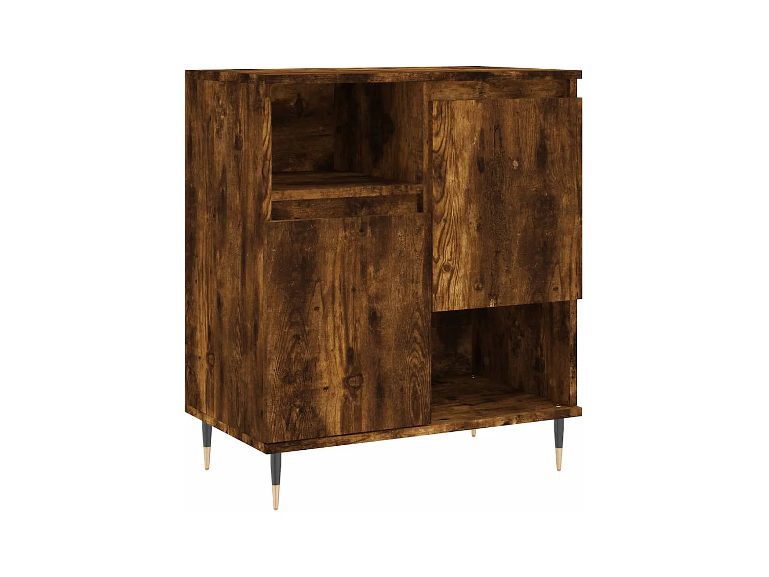 Credenza cassettiera cassettiera mobile contenitore organizer cucina soggiorno soggiorno 60 x 35 x 70 cm derivati ​​del legno marrone 02_0030988