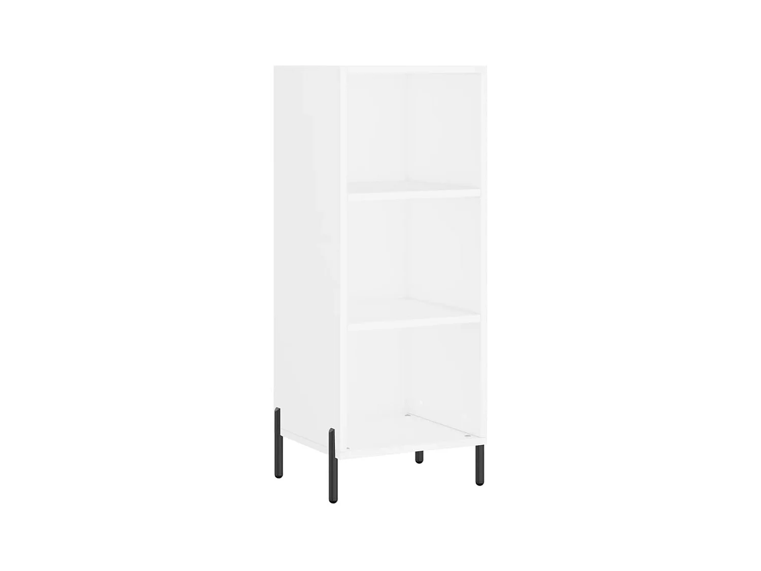 Aparador cómoda cómoda armario mueble organizador cocina salón salón alto 34,5 x 34 x 180 cm madera contrachapada blanco 02_0032332