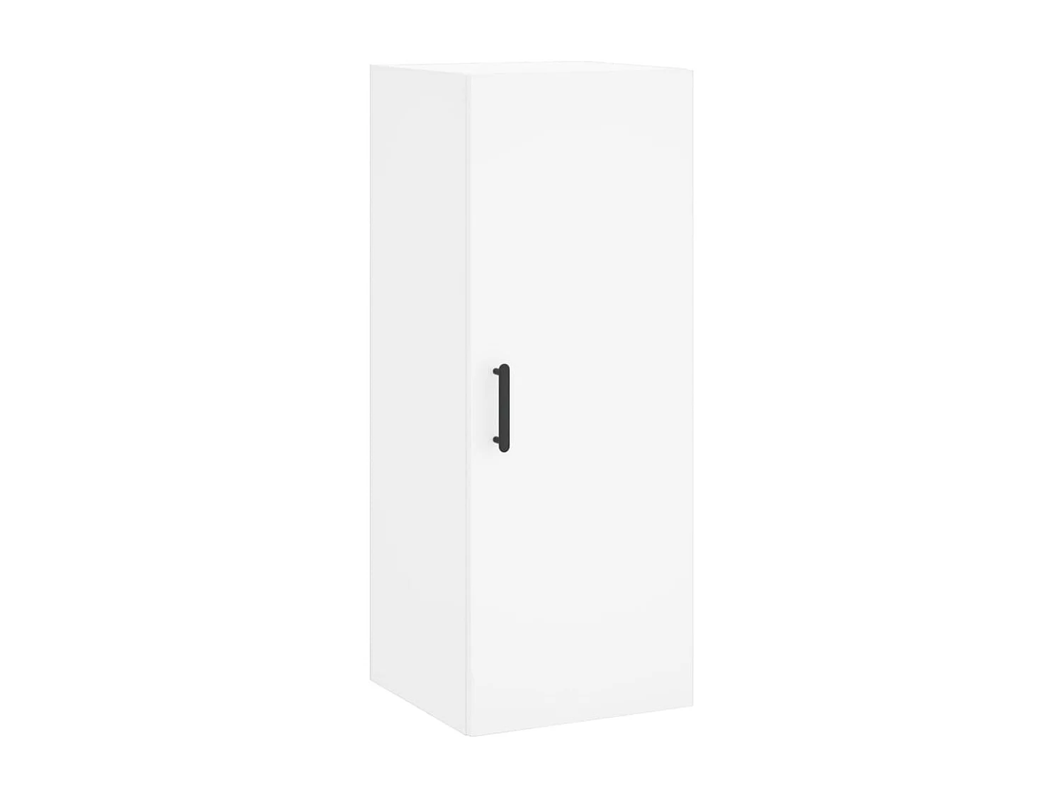 Aparador cómoda cómoda armario mueble organizador cocina salón salón alto 34,5 x 34 x 180 cm madera contrachapada blanco 02_0032332