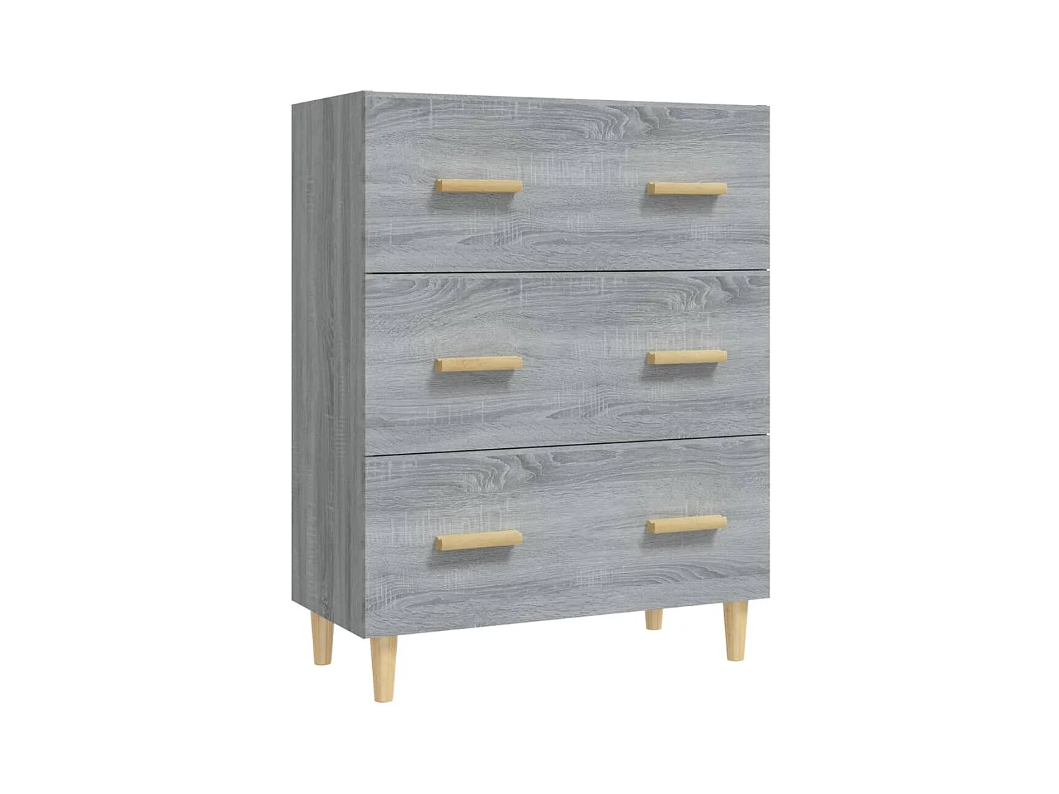 Credenza buffet cassettiera mobile contenitore organizer cucina soggiorno salonsonoma 70 x 34 x 90 cm pannelli compositi grigio 02_0036510